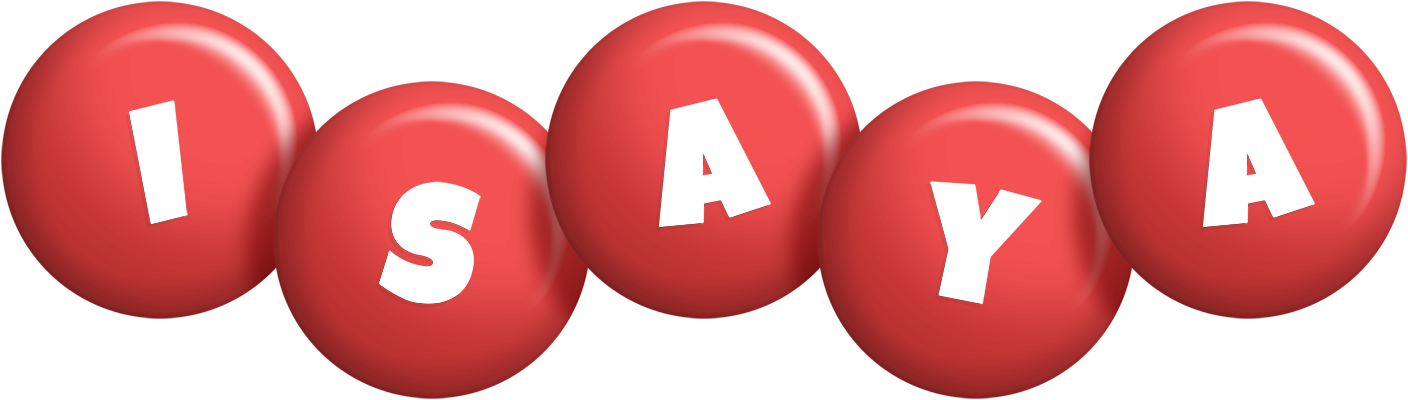 Isaya candy-red logo