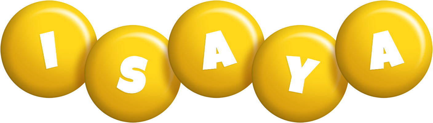 Isaya candy-yellow logo