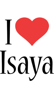 Isaya i-love logo