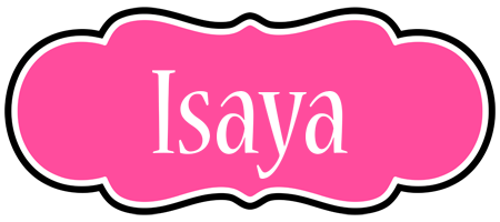 Isaya invitation logo