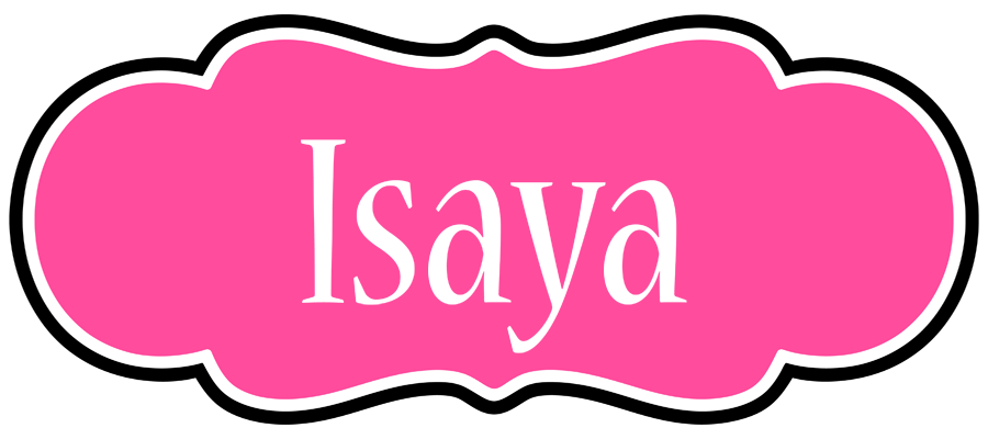 Isaya invitation logo