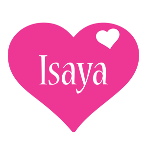 Isaya love-heart logo