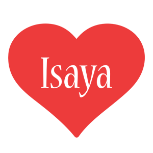 Isaya love logo