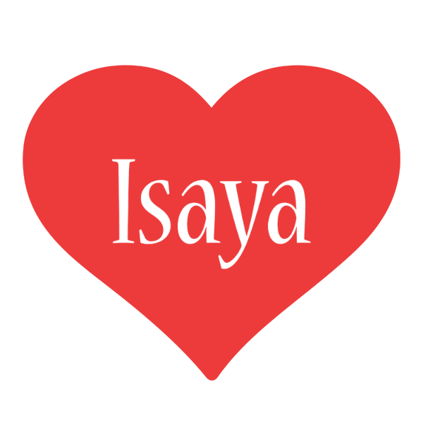 Isaya love logo