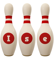 Ise bowling-pin logo