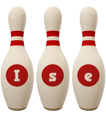 Ise bowling-pin logo