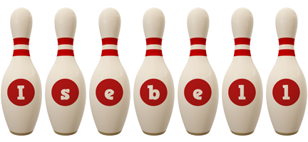 Isebell bowling-pin logo