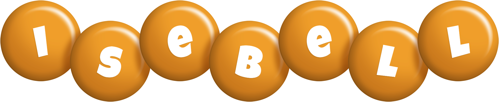 Isebell candy-orange logo