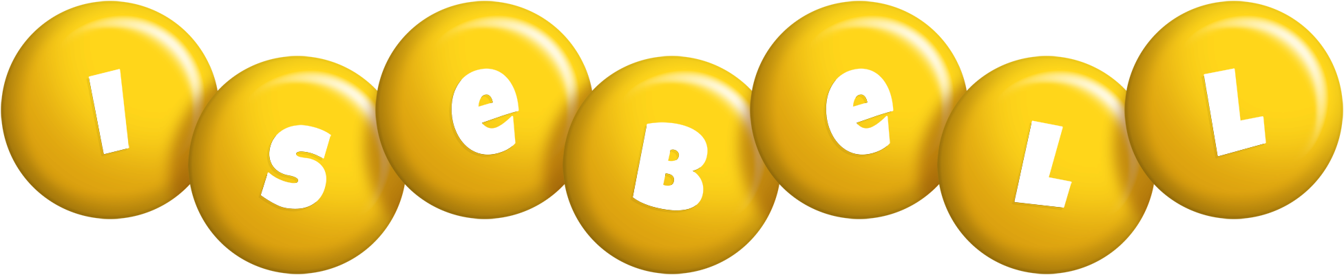 Isebell candy-yellow logo