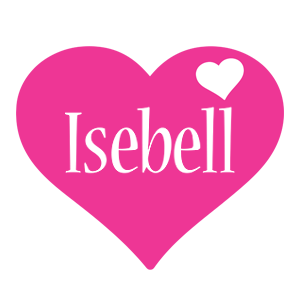 Isebell love-heart logo