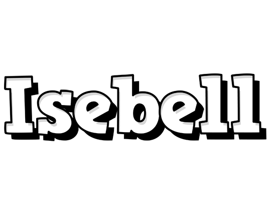 Isebell snowing logo