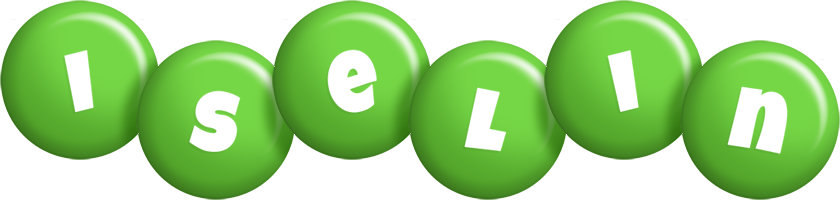 Iselin candy-green logo