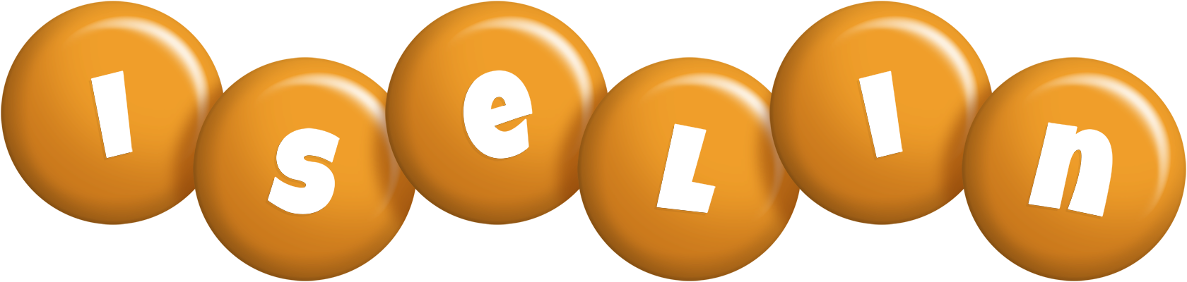 Iselin candy-orange logo