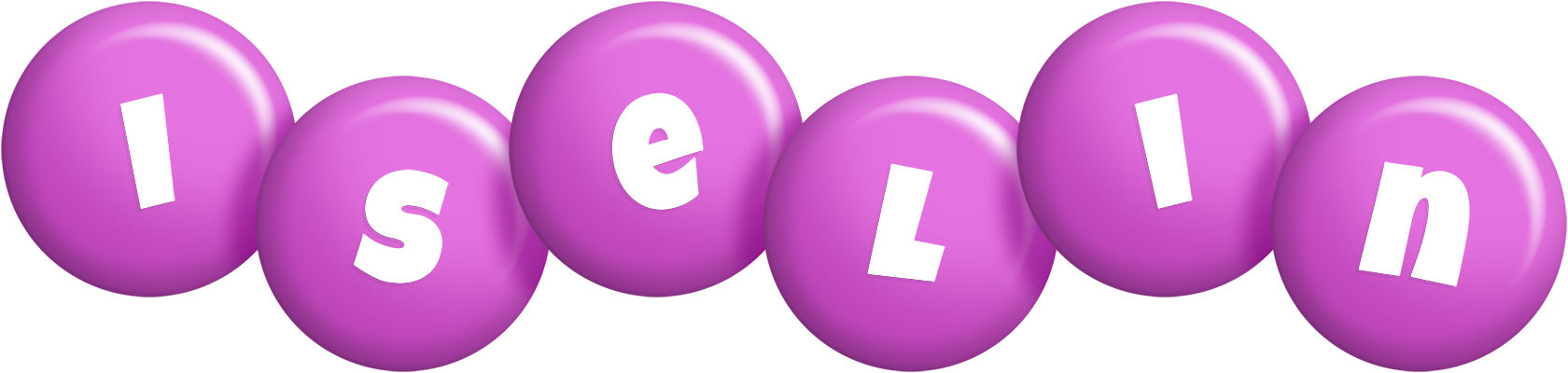 Iselin candy-purple logo