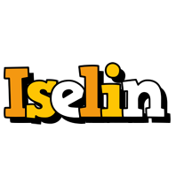 Iselin cartoon logo