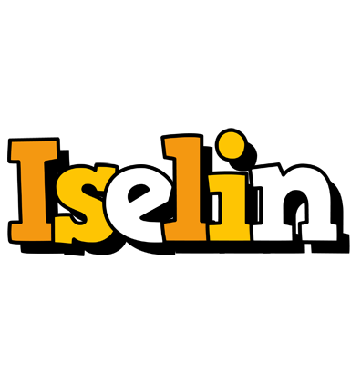 Iselin cartoon logo