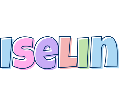 Iselin pastel logo