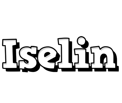 Iselin snowing logo