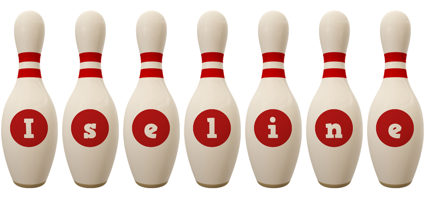 Iseline bowling-pin logo