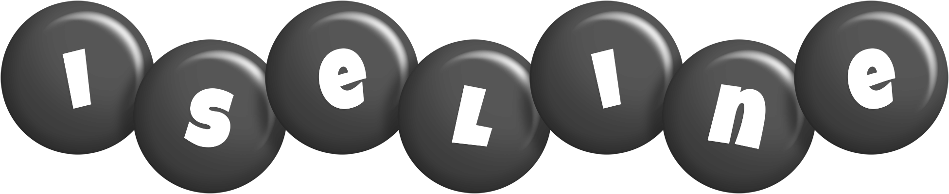 Iseline candy-black logo