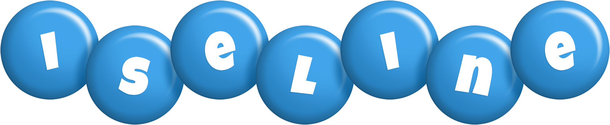 Iseline candy-blue logo