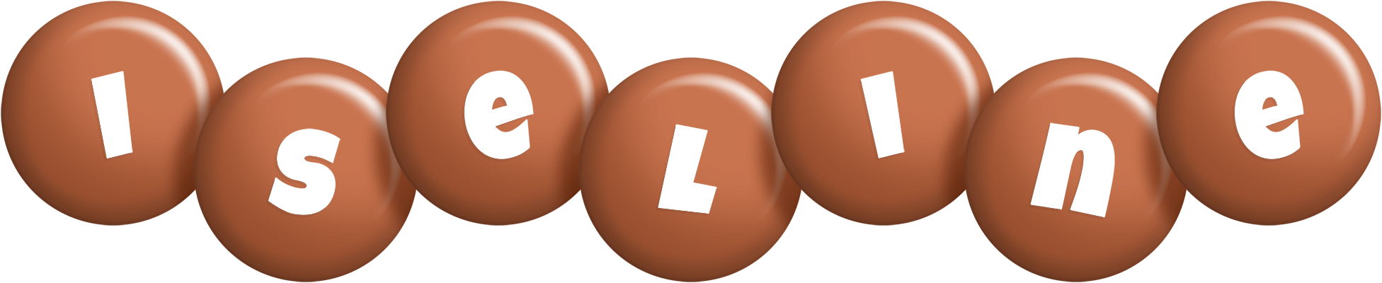 Iseline candy-brown logo