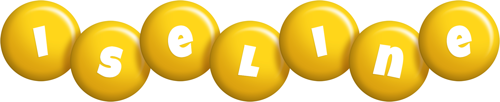 Iseline candy-yellow logo