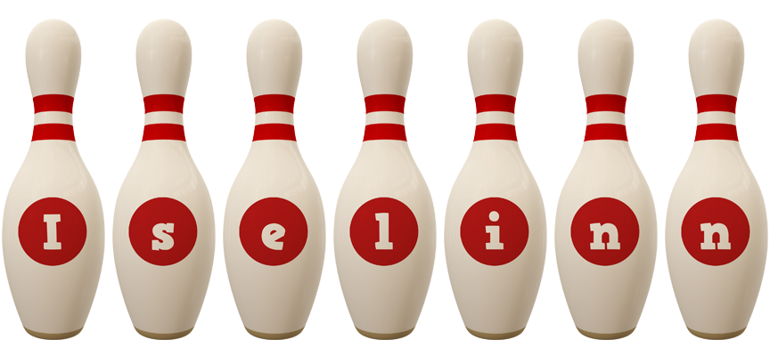 Iselinn bowling-pin logo