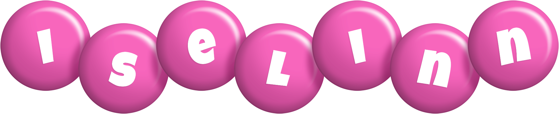 Iselinn candy-pink logo