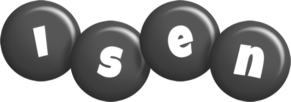 Isen candy-black logo