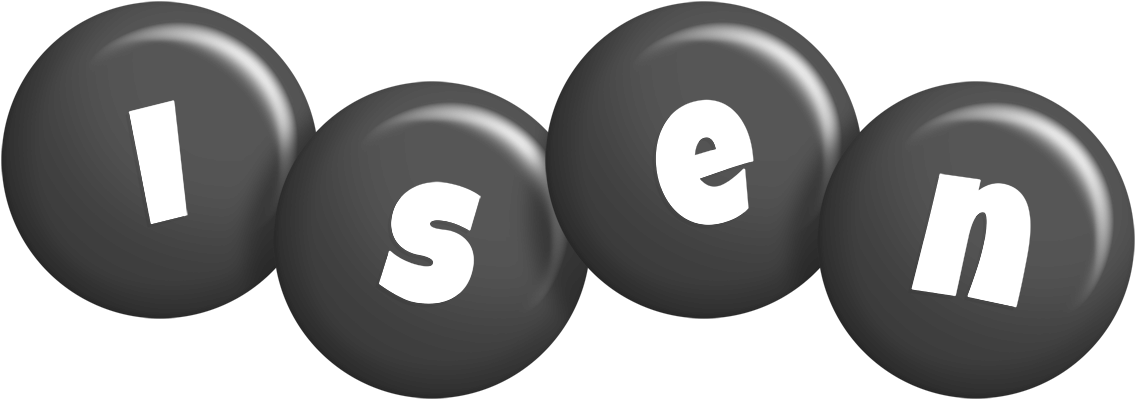 Isen candy-black logo