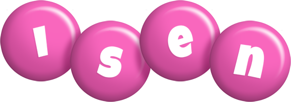 Isen candy-pink logo