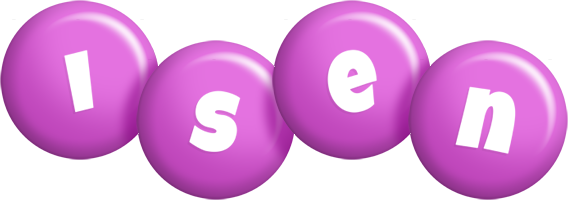 Isen candy-purple logo