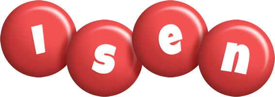 Isen candy-red logo