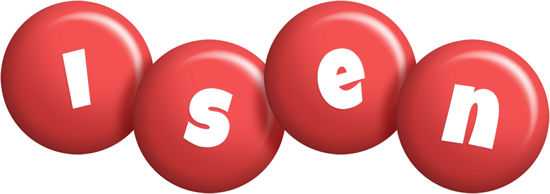 Isen candy-red logo