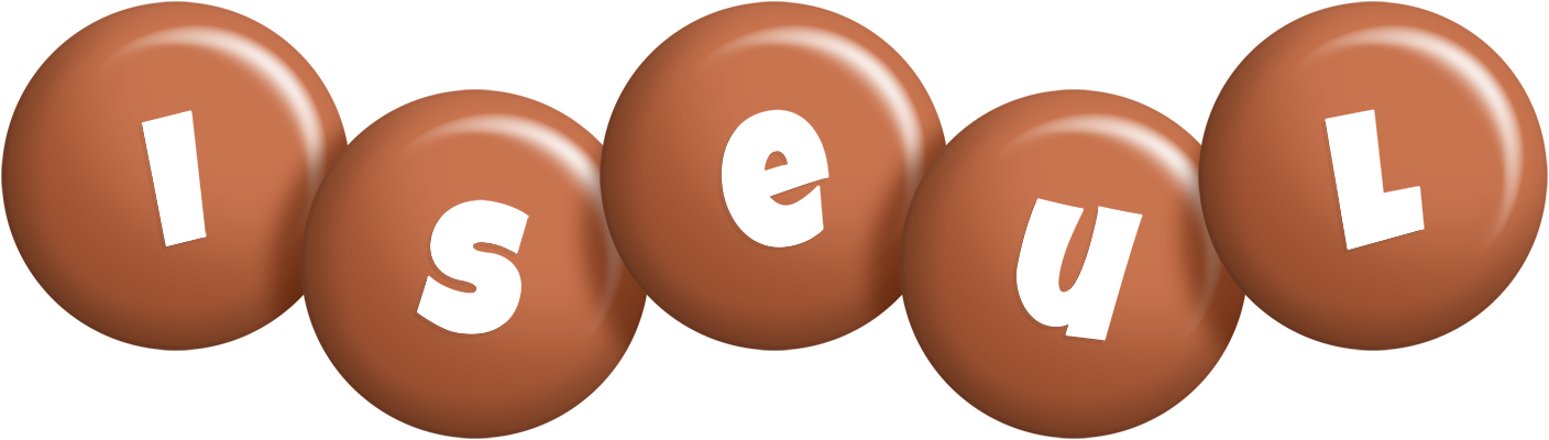 Iseul candy-brown logo