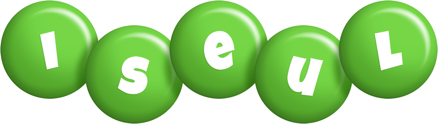 Iseul candy-green logo