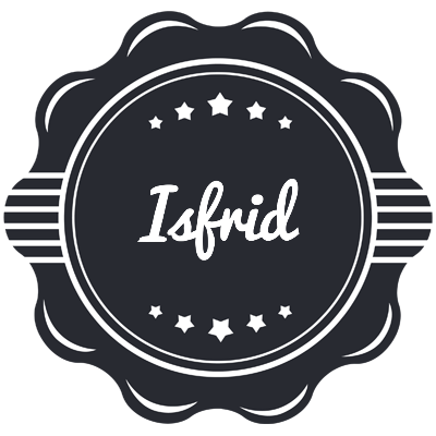 Isfrid badge logo