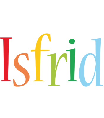 Isfrid birthday logo
