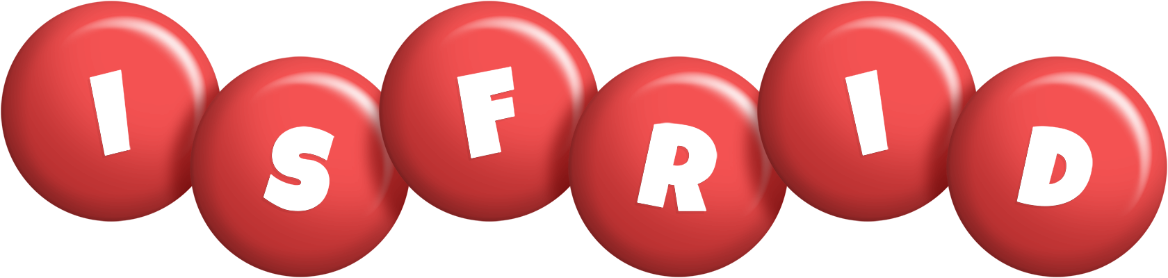 Isfrid candy-red logo