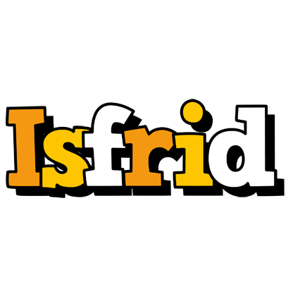 Isfrid cartoon logo