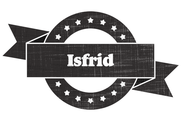 Isfrid grunge logo