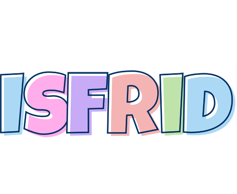 Isfrid pastel logo