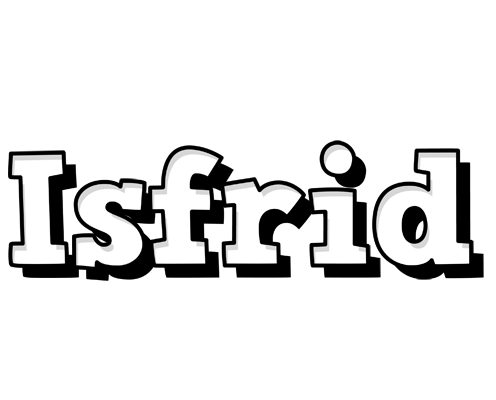 Isfrid snowing logo
