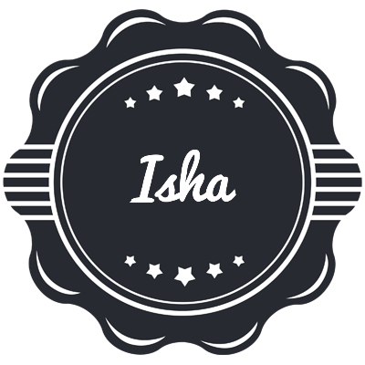 Isha badge logo