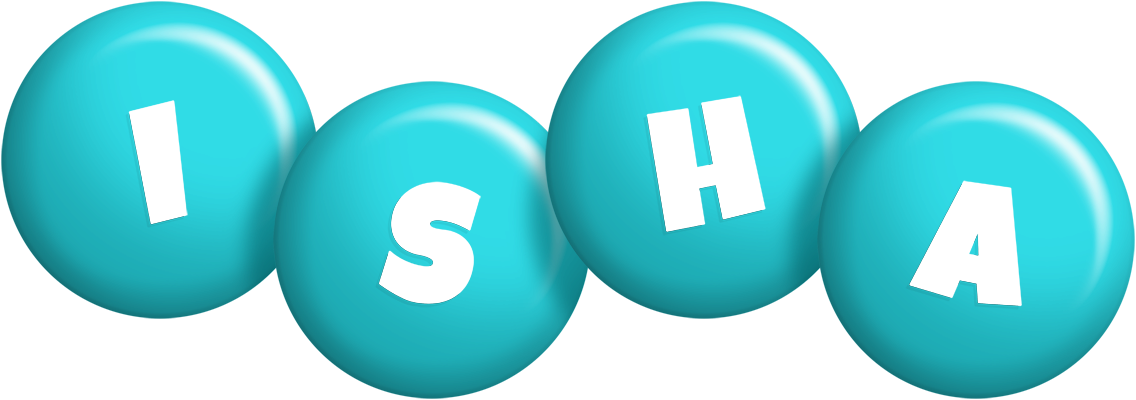 Isha candy-azur logo
