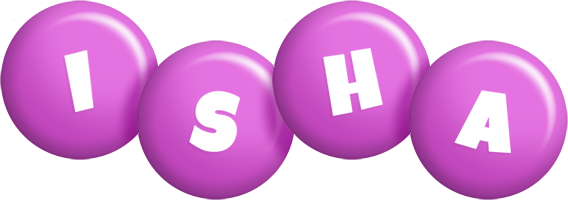 Isha candy-purple logo
