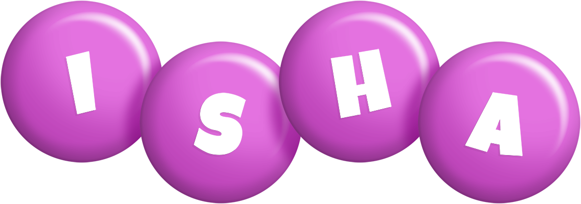 Isha candy-purple logo