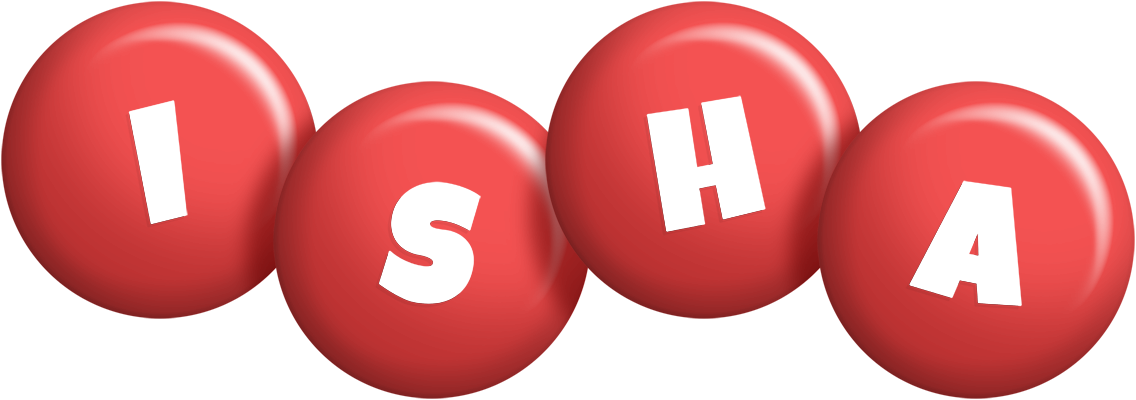 Isha candy-red logo