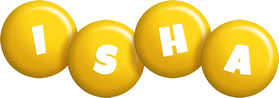 Isha candy-yellow logo